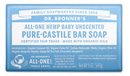 Dr. Bronner's Baby-Unscented Bar Soap 140g - Five Natural