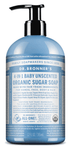 Dr. Bronner's Baby Unscented Organic Sugar Soap 355ml - Five Natural