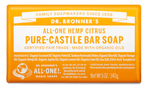 Dr. Bronner's Citrus Pure-Castile Bar Soap 140g - Five Natural