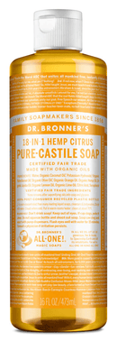 Dr. Bronner's Citrus Pure-Castile Soap 473ml - Five Natural