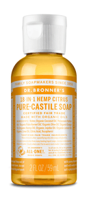 Dr. Bronner's Citrus Pure-Castile Soap 59ml - Five Natural