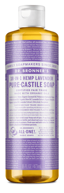Dr. Bronner's Lavender Pure-Castile Soap 473ml - Five Natural