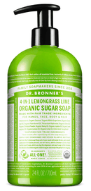 Dr. Bronner's Lemongrass Lime Organic Sugar Soap 710ml - Five Natural