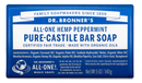 Dr. Bronner's Peppermint Pure-Castile Bar Soap 140g - Five Natural