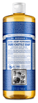 Dr. Bronner's Peppermint Pure-Castile Liquid Soap 946ml - Five Natural