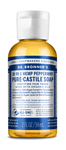 Dr. Bronner's Peppermint Pure-Castile Soap 59ml - Five Natural