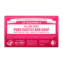 Dr. Bronner's Rose Pure-Castile Bar Soap 140g - Five Natural