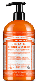 Dr. Bronner's Tea Tree Organic Sugar Soap 710ml - Five Natural