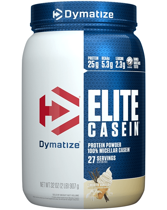 Dymatize Elite Casein - Vanilla 2lb - Five Natural