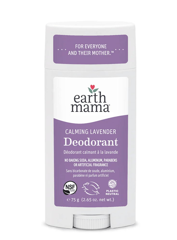 Earth Mama Calming Lavender Deodorant 85g - Five Natural