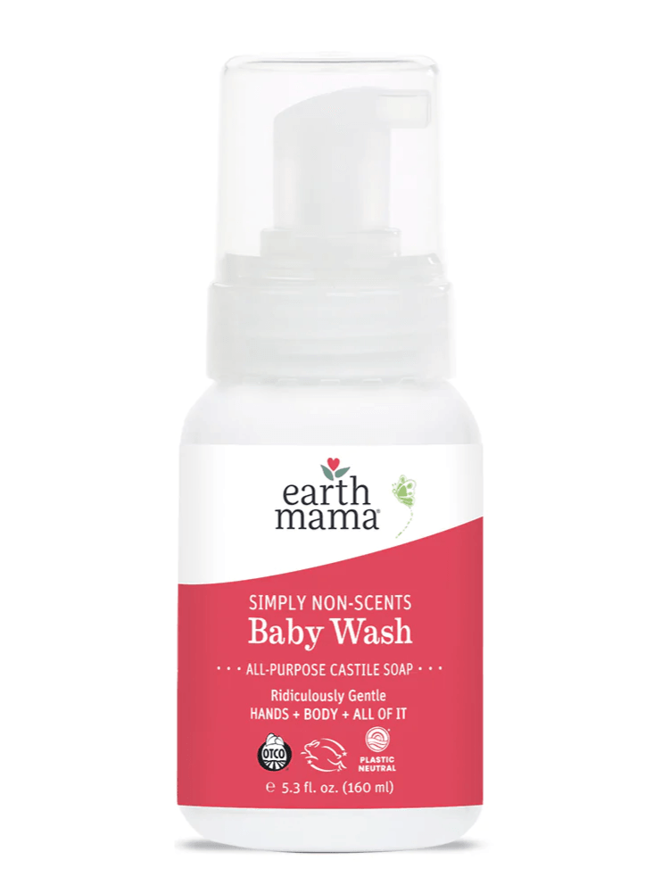 Earth Mama Simply Non Scents Baby Wash 160mL - Five Natural