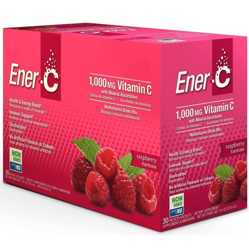 Ener-Life Ener-C Raspberry 30 Sachets - Five Natural