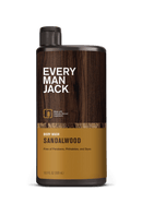 Every Man Jack Body Wash Sandalwood 500mL - Five Natural