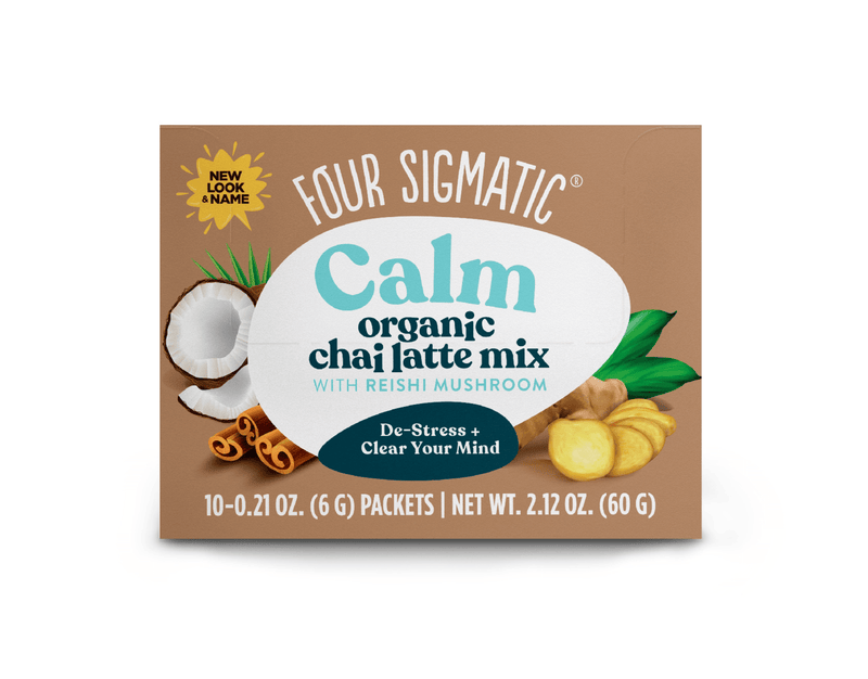 Chai Latte Mix with Turkey Tail and Reishi 10 x 6 g Sachets - Five Natural