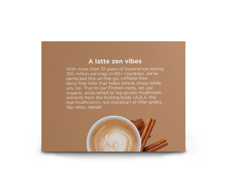 Chai Latte Mix with Turkey Tail and Reishi 10 x 6 g Sachets - Five Natural