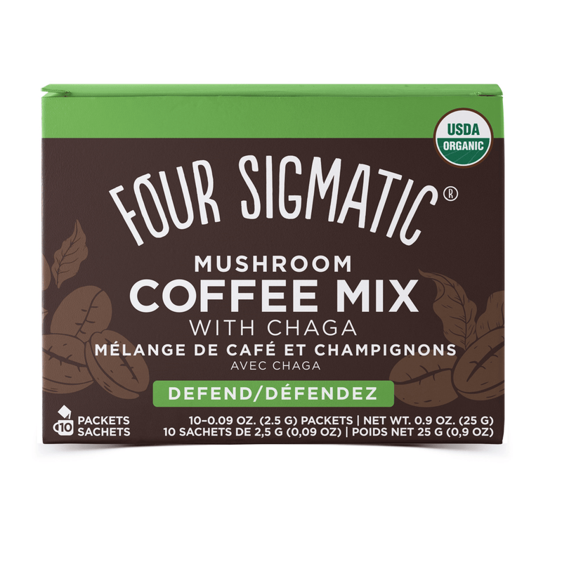 Mushroom Coffee with Chaga and Cordyceps 10 x 2.5 g Sachets - Five Natural