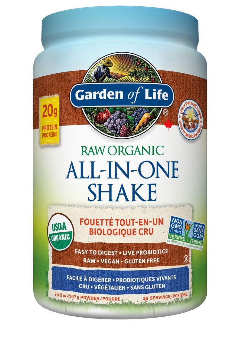 Garden of Life All In One Shake Vanilla Chai 907g - Five Natural