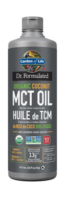 Garden of Life Dr. Formulated 100% Organic MCT Oil 473mL - Five Natural