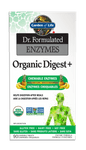 Garden of Life Dr. Formulated Enzymes Organic Digest+ 90 Chewable Tablets - Five Natural