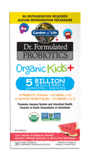 Garden of Life Dr. Formulated Organic Kids+ 5B Shelf Stable (Watermelon) 30 Chewable Tablets - Five Natural