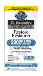 Garden of Life Dr. Formulated Restore 200B Shelf Stable 28 Veg Capsules - Five Natural