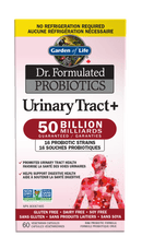 Garden of Life Dr. Formulated Urinary Tract+ 50B Shelf Stable 60 Veg Capsules - Five Natural