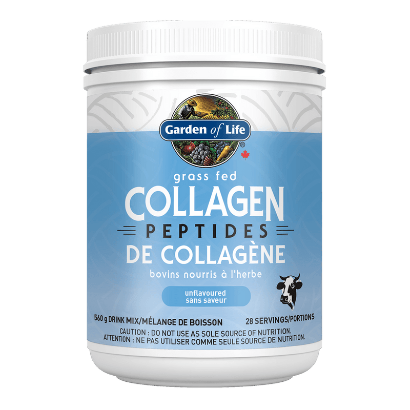 Garden of Life Grass Fed Collagen Peptides Unflavoured 560g - Five Natural