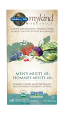 Garden of Life mykind Organics Multivitamin Men’s Multi 40+ 60 Tablets - Five Natural
