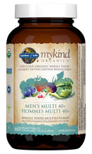 Garden of Life mykind Organics Multivitamin Men’s Multi 40+ 60 Tablets - Five Natural
