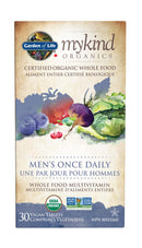 Garden of Life mykind Organics Multivitamin Men's Once Daily 30 Tablets - Five Natural