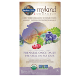 Garden of Life mykind Organics Multivitamin Prenatal Once Daily 30 Tablets - Five Natural