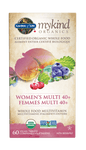 Garden of Life mykind Organics Multivitamin Women’s Multi 40+ 60 Tablets - Five Natural