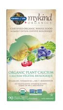 Garden of Life mykind Organics Organic Plant Calcium 90 Tablets - Five Natural
