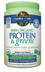 Garden of Life RAW Organic Protein & greens Vanilla 550g - Five Natural