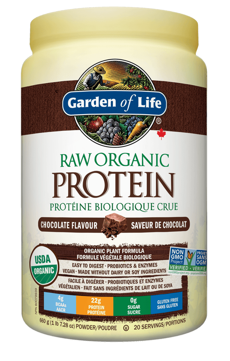 Garden of Life RAW Organic Protein Chocolate 660g - Five Natural
