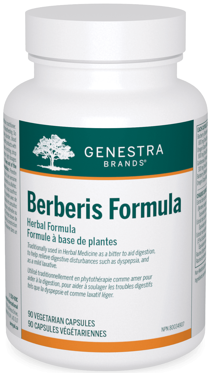 Genestra Berberis Formula 90 Capsules - Five Natural