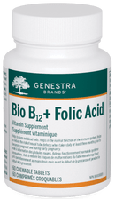 Genestra Bio B12+Folic Acid 60 Chewable Tablets - Five Natural