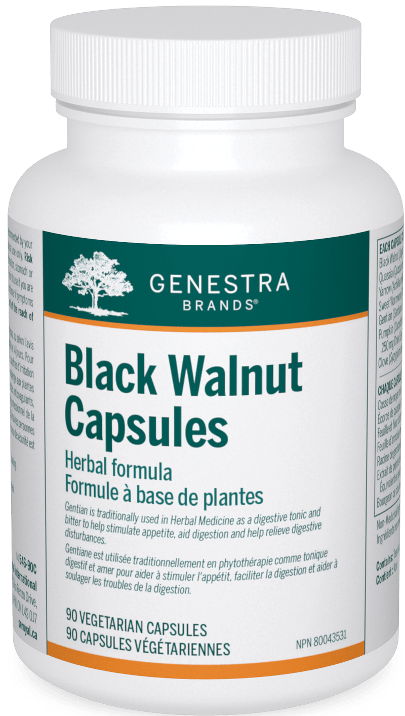 Genestra Black Walnut 90 Capsules - Five Natural