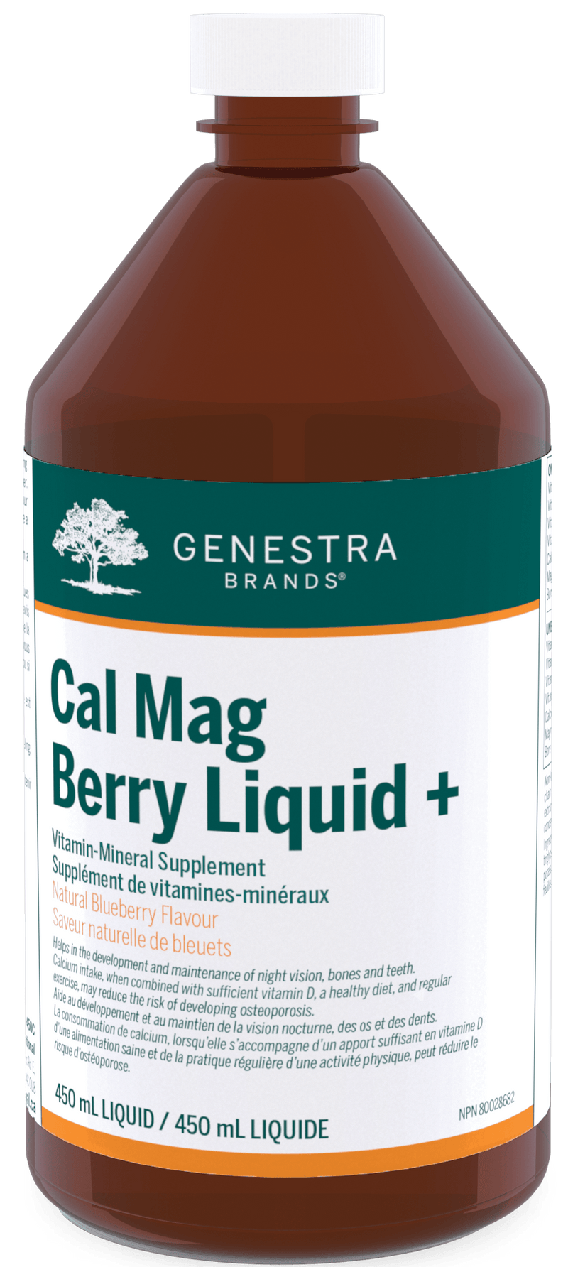 Genestra Cal Mag Berry Liquid+ 450mL - Five Natural