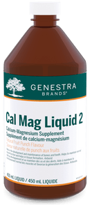 Genestra Cal Mag Liquid 2 Fruit Punch 450mL - Five Natural