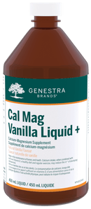 Genestra Cal Mag Vanilla Liquid + 450mL  - Five Natural