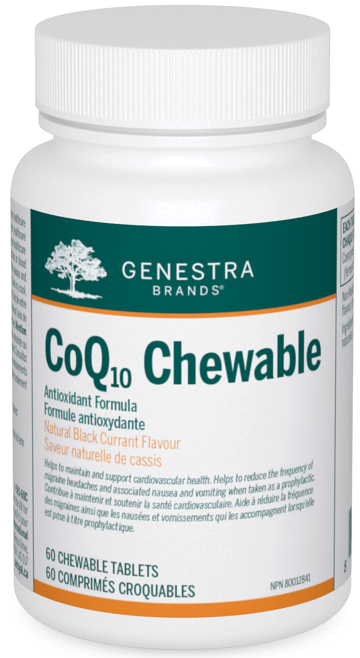 Genestra CoQ10 60 Chewable Tablets - Five Natural