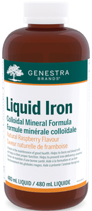 Genestra Liquid Iron Raspberry 480mL - Five Natural