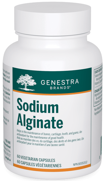 Genestra Sodium Alginate 60 Capsules - Five Natural