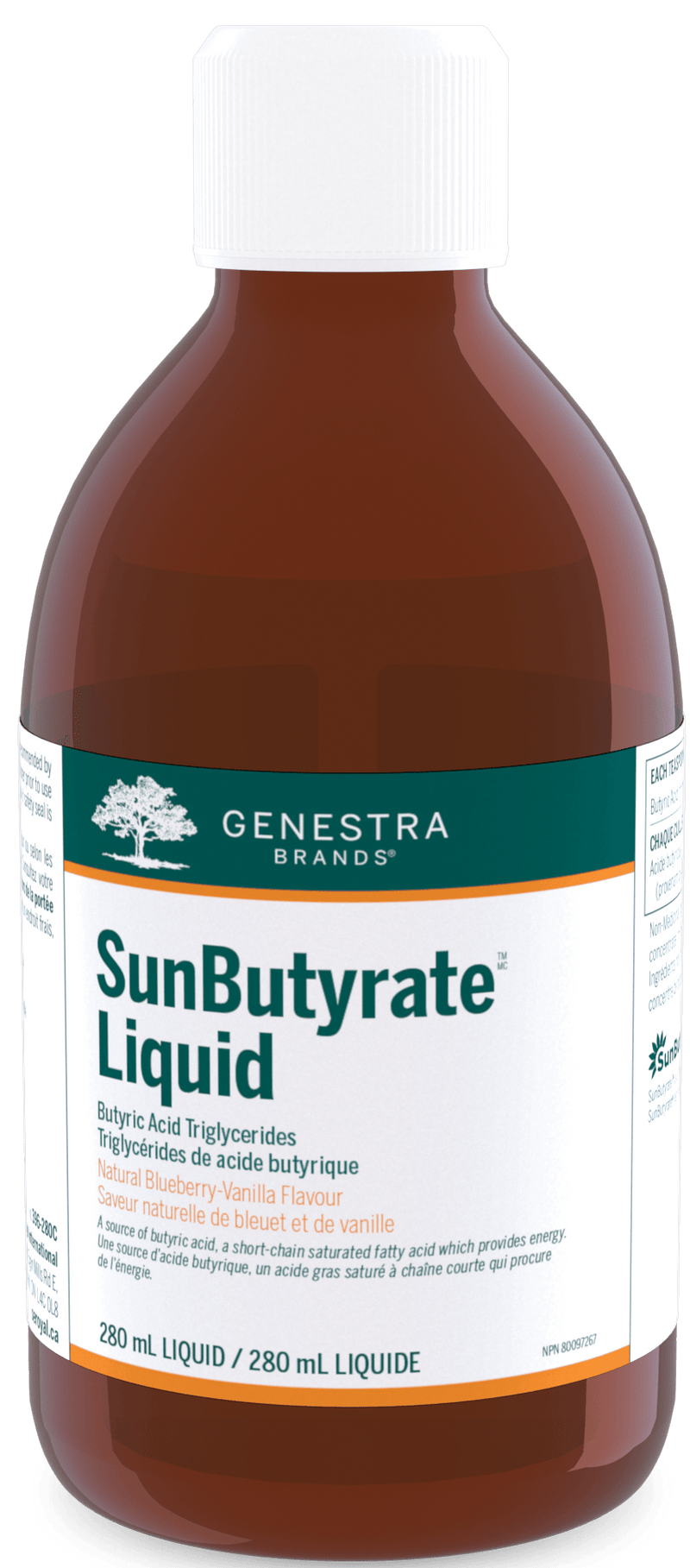 Genestra Sunbutyrate Liquid Blueberry Vanilla 280mL - Five Natural