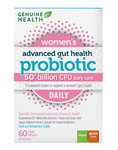 Genuine Health Advanced Gut Health Probiotic Women's Daily 50 Billion CFU 60 Capsules - Five Natural