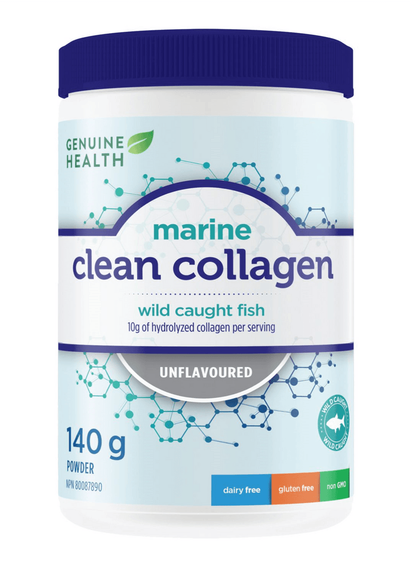 Genuine Health Clean Collagen Marine Unflavoured 140g - Five Natural