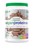 Genuine Health Fermented Organic Vegan Proteins+ Chocolate 600g - Five Natural