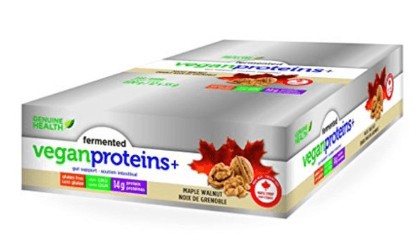 Genuine Health Fermented Vegan Proteins+ Maple Walnut Bar 55g - Five Natural