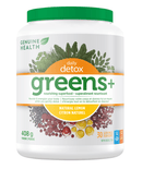 Genuine Health Greens+ Daily Detox Natural Lemon 30 Servings - Five Natural
